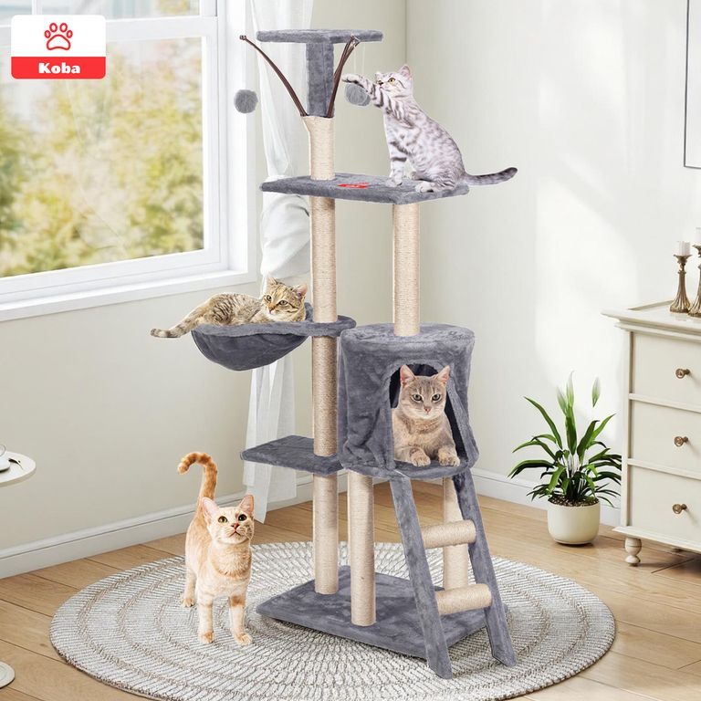 Referencia de Torre / árbol para gatos de 138 cm